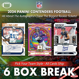 2024 Panini Contenders NFL Hobby 6 Box Pick Your Team #11