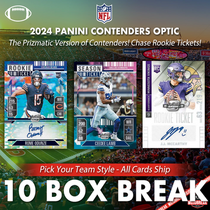 2024 Panini Contenders Optic NFL Hobby 10 Box Pick Your Team #5