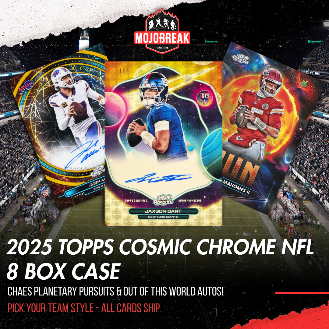 2025 Topps Cosmic Chrome Football 8 Box Case Pick Your Team #4