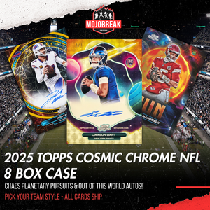 2025 Topps Cosmic Chrome Football 8 Box Case Pick Your Team #4