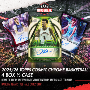 2025/26 Topps Cosmic Chrome Basketball Hobby 4 Box Half Case Random Team #1