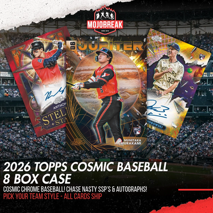 2026 Topps Cosmic Chrome Baseball Hobby 8 Box Case Pick Your Team #2