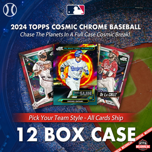 2024 Topps Cosmic Chrome Baseball Hobby 12 Box Case Pick Your Team #2