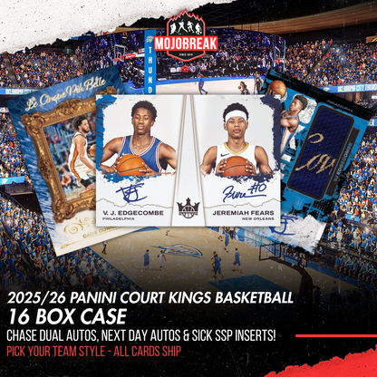 2025/26 Panini Court Kings Basketball 16 Box Case Pick Your Team #1