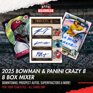 2025 Panini & Bowman Baseball Crazy 8 Box Mixer Pick Your Team #1