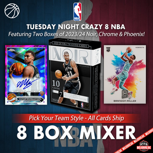 Tuesday Night Noir Chrome Basketball Crazy 8 Box Mixer Pick Your Team #3