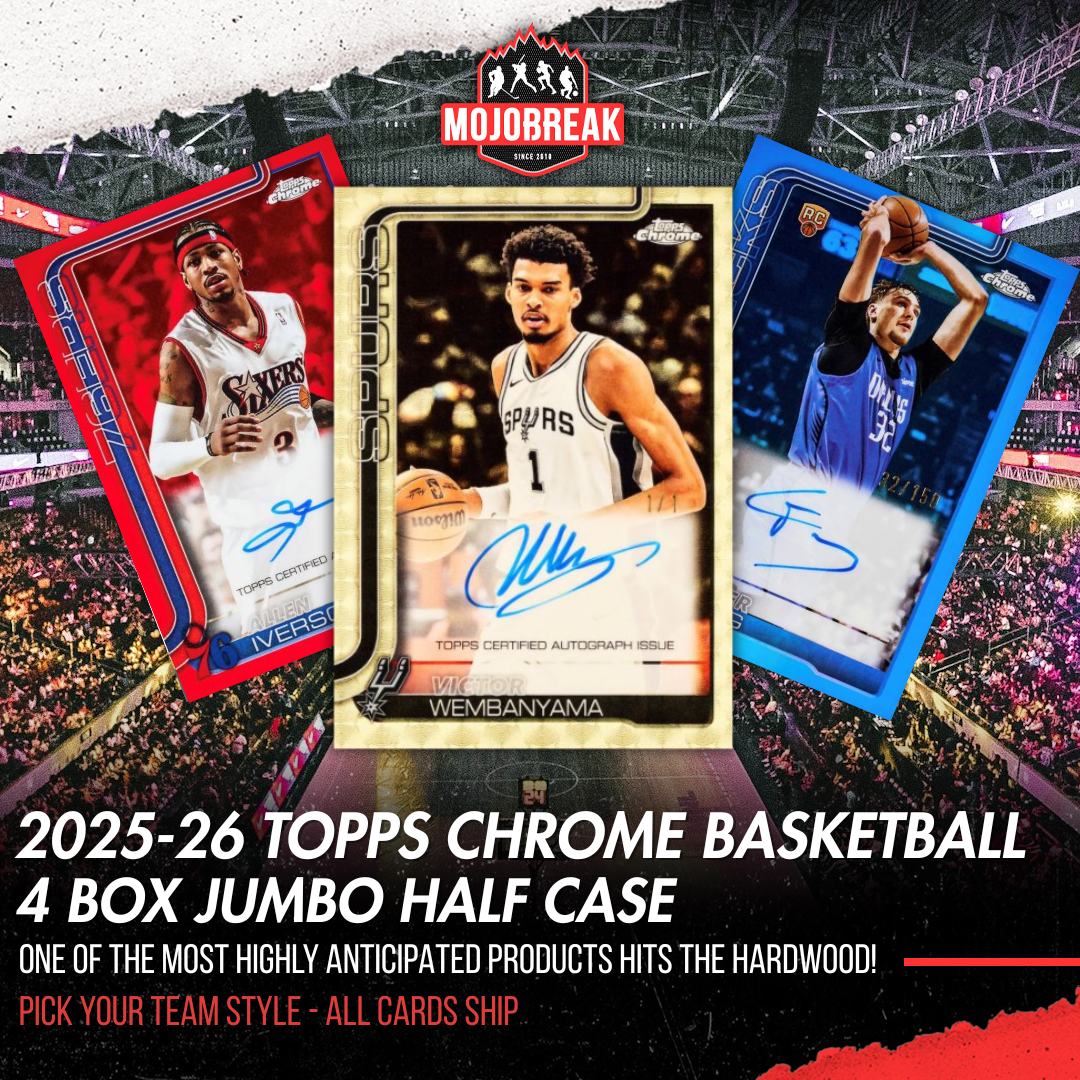 2025/26 Topps Chrome Basketball Jumbo 4 Box Half Case Pick Your Team #2