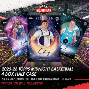 2025/26 Topps Midnight Basketball Hobby 4 Box Half Case Pick Your Team #1