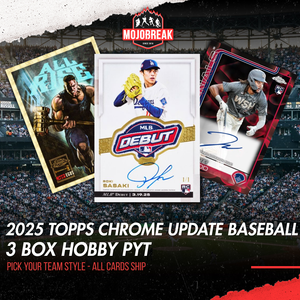 2025 Topps Chrome Update Series Baseball Hobby 3 Box Pick Your Team #2