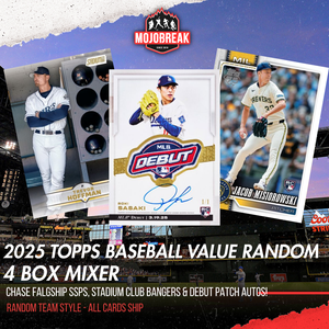 2025-26 Topps Series 1 Chrome Update Stadium Baseball 4 Box Mixer Random Team #2