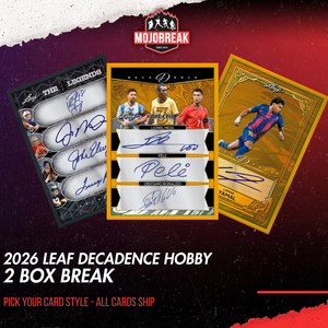 2026 Leaf Decadence Hobby 2 Box Break Pick Your Card #1