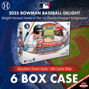 2025 Bowman Baseball Breaker's Delight 6 Box Case Random Team #1