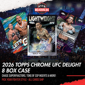 2026 Topps Chrome UFC Delight 8 Box Case Pick Your Fighter #4 (Listing 2 of 2)