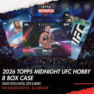 2026 Topps Midnight UFC Hobby 8 Box Case Pick Your Fighter #3