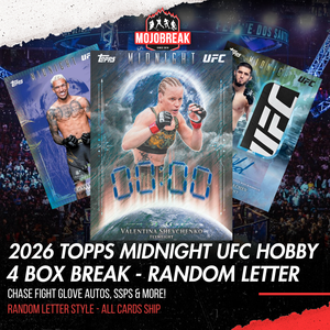 2026 Topps UFC Midnight 4 Box Random Letter #1
