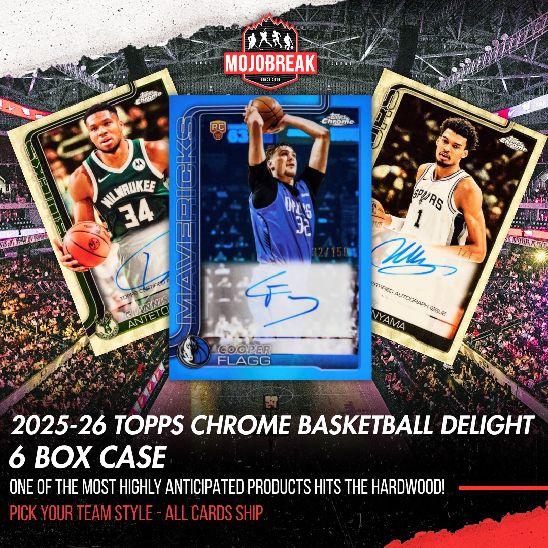 2025/26 Topps Chrome Basketball Breaker's Delight 6 Box Case Pick Your Team #7