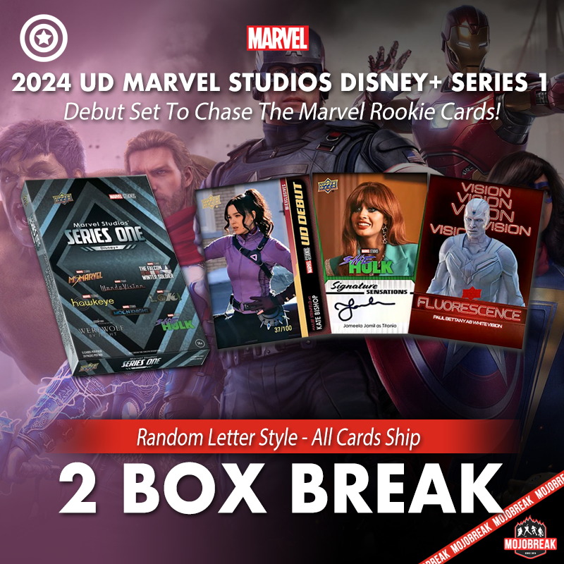 2024 UD Marvel Studios Disney+ Series 1 Hobby 2 Box Random Letter #2