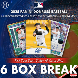 2025 Donruss Baseball 6 Box Break Pick Your Team #10