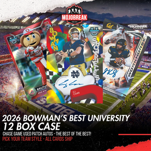 2026 Bowman's Best University Football Hobby 12 Box Case Pick Your Team #2