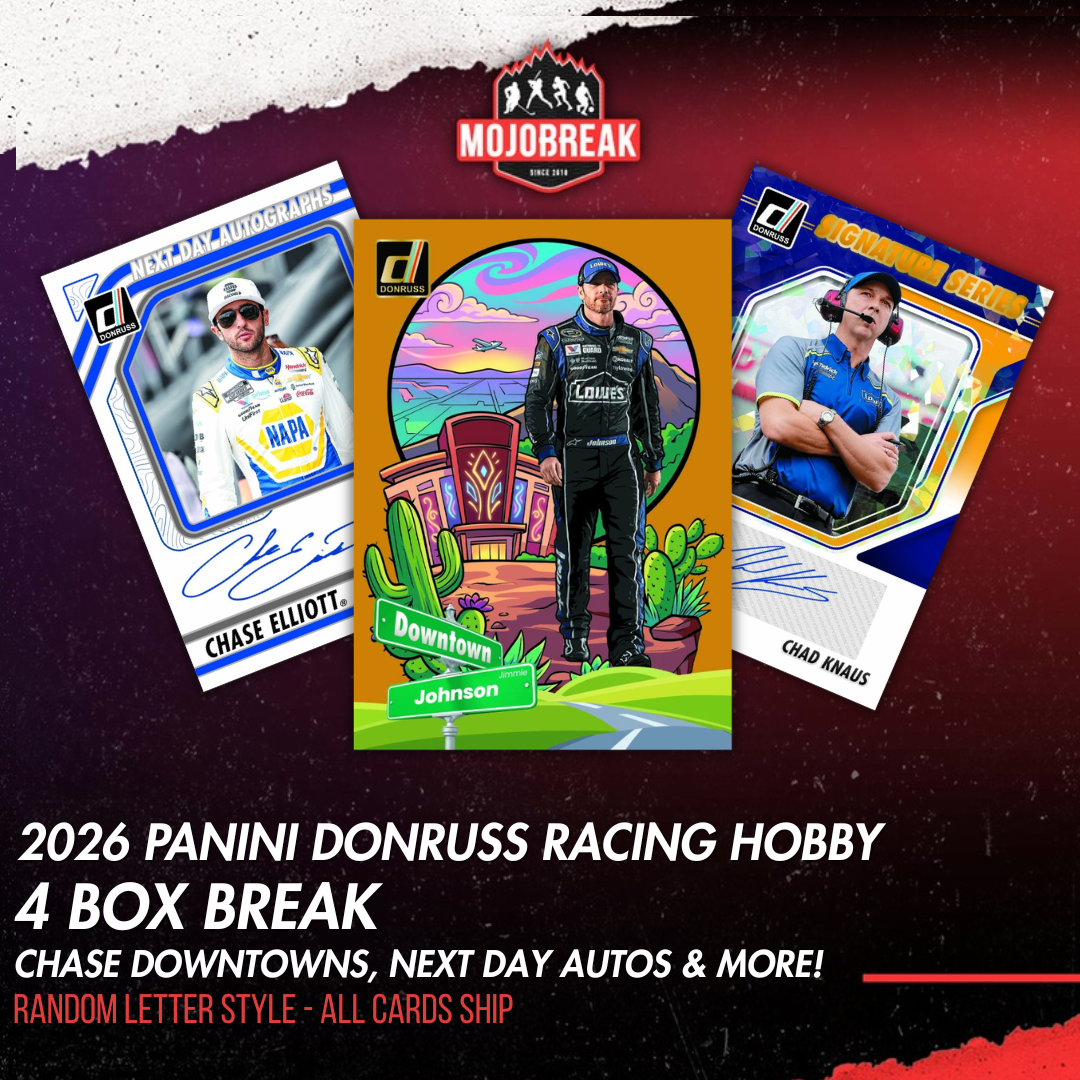 2026 Panini Donruss Racing Hobby 4 Box Random Letter #4