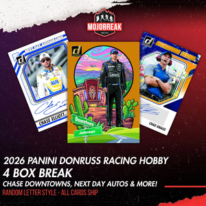 2026 Panini Donruss Racing Hobby 4 Box Random Letter #4