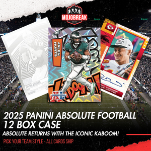 2025 Panini Absolute Football Hobby 12 Box Case Pick Your Team #4