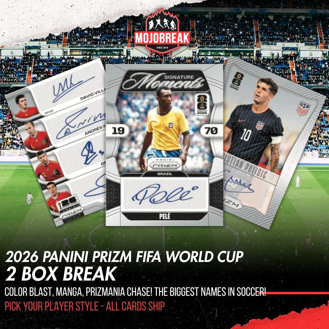 2026 Panini Prizm FIFA World Cup Soccer Hobby 2 Box Pick Your Team #9