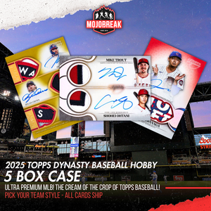 2025 Topps Dynasty Baseball Hobby 5 Box Case Pick Your Team #1