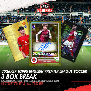 2026/27 Topps Premier League Soccer Hobby Box 3 Box Pick Your Team #2