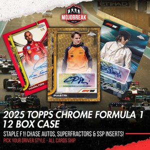 2025 Topps Chrome Formula 1 Racing Hobby 12 Box Pick Your Driver #3
