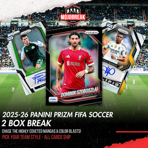 2025/26 Panini Prizm FIFA Soccer Hobby 2 Box Pick Your Team #6