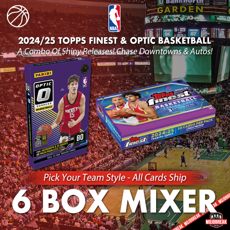 2024-25 Topps & Panini Optic Finest 6 Box Mixer Pick Your Team #2