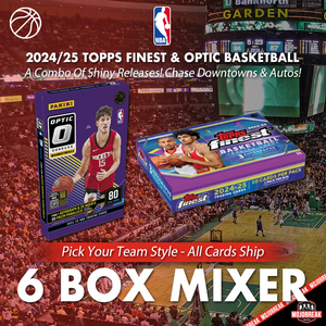 2024-25 Topps & Panini Optic Finest 6 Box Mixer Pick Your Team #2