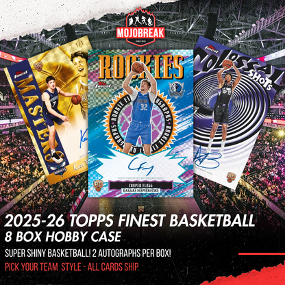 2025/26 Topps Finest Basketball Hobby 8 Box Case Pick Your Team #1