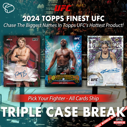 2024 Topps Finest UFC Hobby 24 Box Triple Case Pick Your Fighter #1 (Listing 2 of 2)