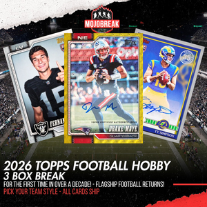 2026 Topps Football Hobby 3 Box Break Pick Your Team #5