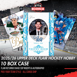 2025/26 Upper Deck Flair Hockey Hobby 10 Box Case Pick Your Team #6