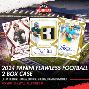 2024 Panini Flawless Football Hobby 2 Box Case Pick Your Team #5