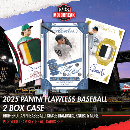 2025 Panini Flawless Baseball Hobby 2 Box Case Break Pick Your Team #1