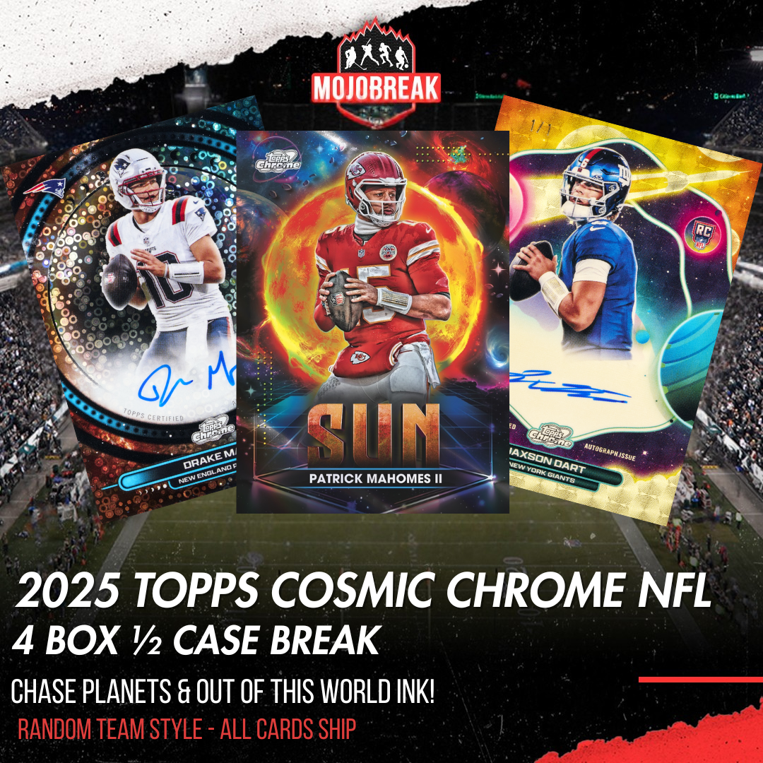 2025 Topps Cosmic Chrome Football 4 Box Half Case Pick Your Team #1