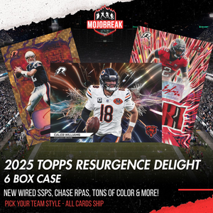 2025 Topps Resurgence Football Delight 6 Box Case Pick Your Team #3