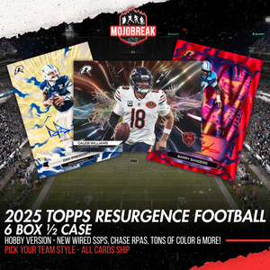 2025 Topps Resurgence Football Hobby 6 Box Half Case Pick Your Team #4