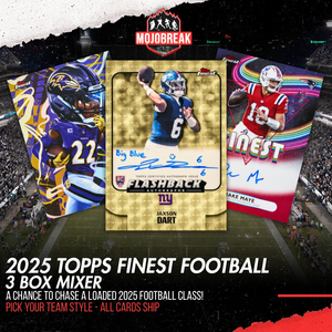 2025 Topps Finest Football Hobby Delight 3 Box Mixer Pick Your Team #1