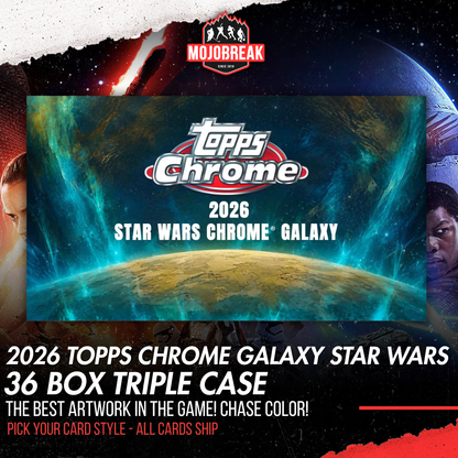 2026 Topps Star Wars Chrome Galaxy Hobby 36 Box Triple Case Pick Your Character #1 (Listing 1 of 2)