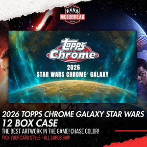 2026 Topps Star Wars Chrome Galaxy Hobby 12 Box Case Pick Your Card #1 (Listing 1 of 2)