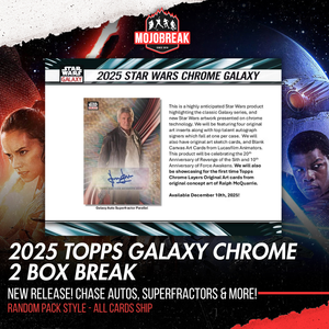2025 Topps Star Wars Chrome Galaxy 2 Box Random Pack #1