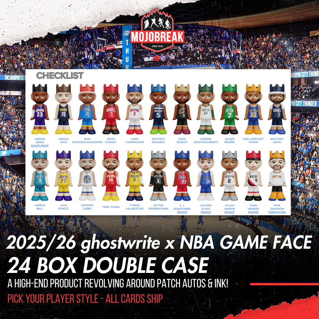 2025/26 ghostwrite x NBA Game Face 24 Box Double Case Pick Your Player #1