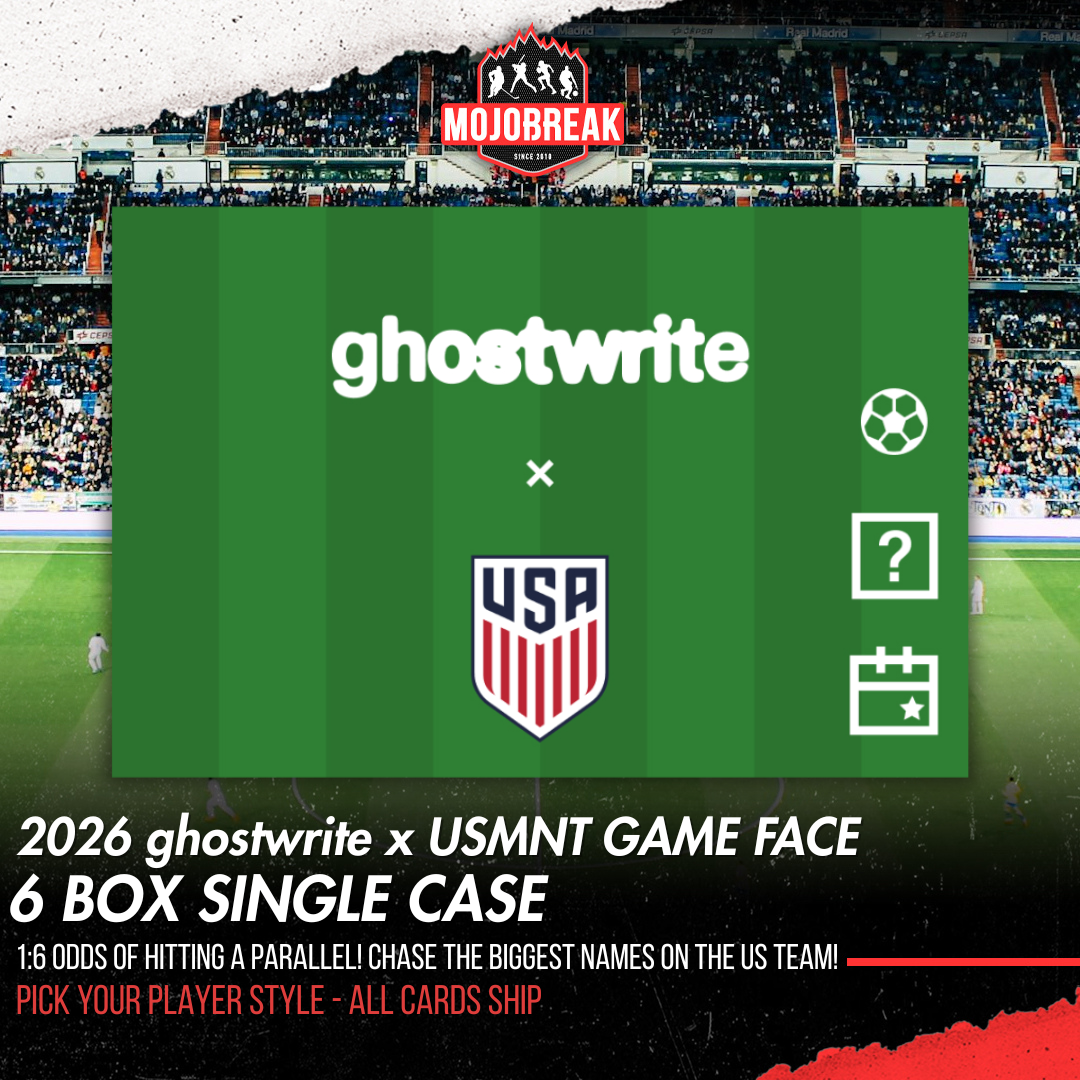 2026 ghostwrite x USMNT Game Face 6 Box Single Case Pick Your Player #1