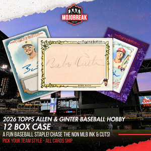 2026 Topps Allen & Ginter Baseball Hobby 12 Box Case Pick Your Team #1