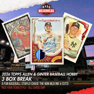 2026 Topps Allen & Ginter Baseball Hobby 3 Box Pick Your Team #2